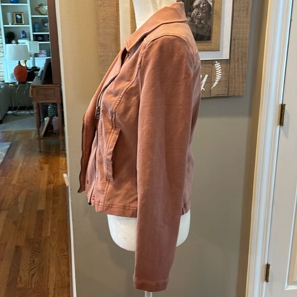 Evereve Marrakech Salmon Motorcycle Jacket - Picture 6 of 9